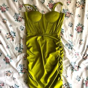 SHEIN Corset Ruched Dress